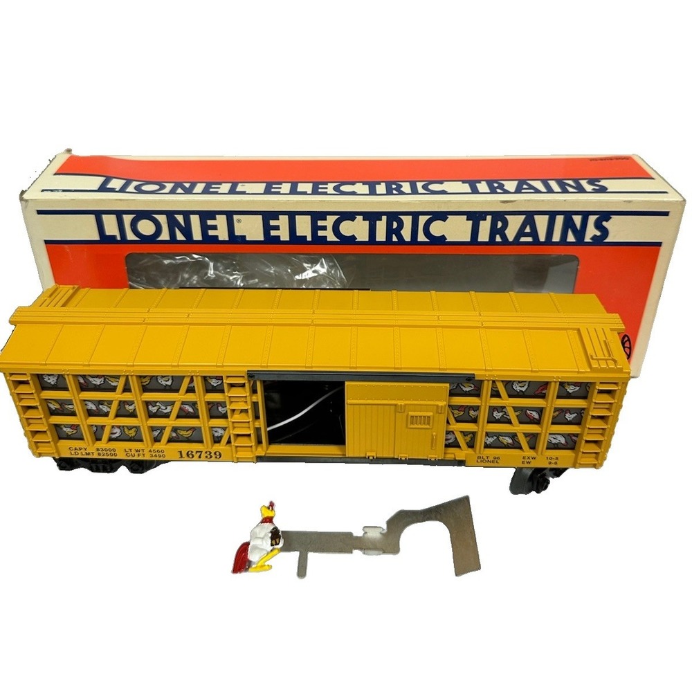 Lionel 6-16739 Foghorn Leghorn Operating Poultry Car O Gauge LNIB 1996